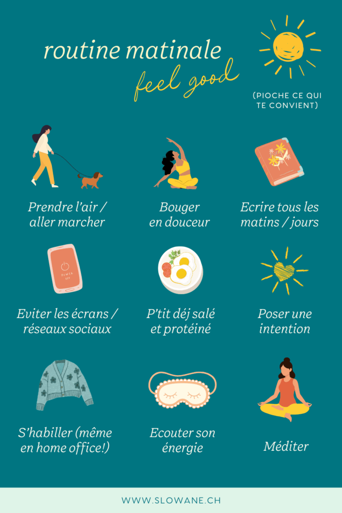 Routine matinale feel good pour entrepreneur·se