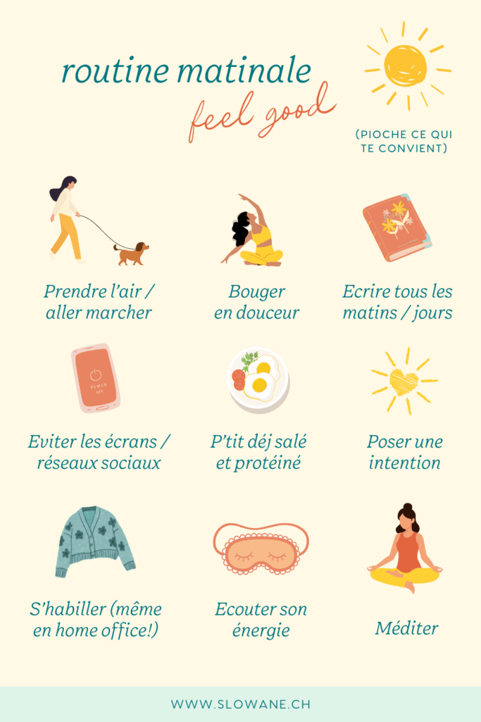 Routine matinale feel good pour entrepreneur·se